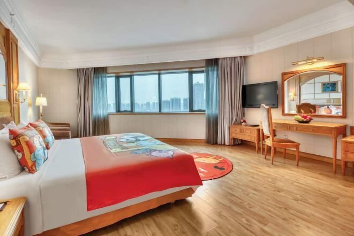 1 bilik tidur, peralatan tempat tidur premium, gebar bulu kapas