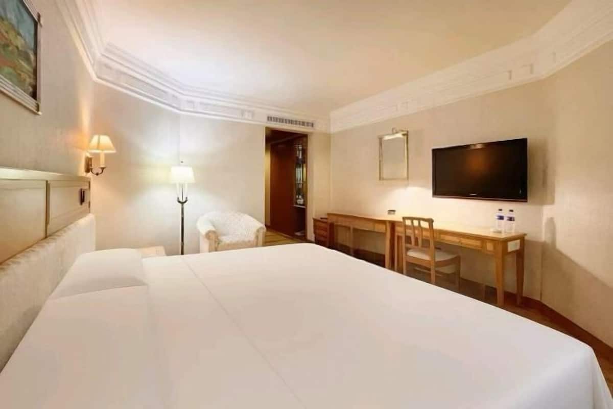 Premium bedding, down comforters, in-room safe, desk