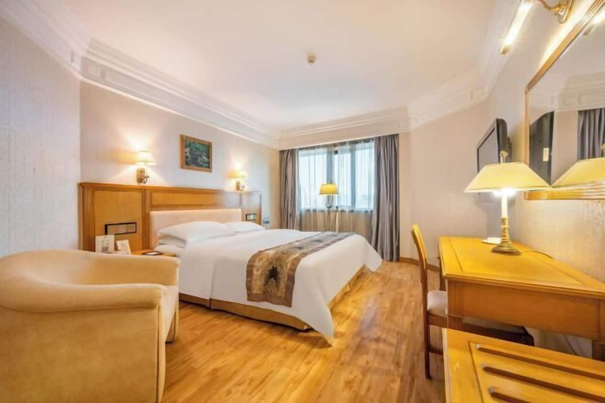 1 bilik tidur, peralatan tempat tidur premium, gebar bulu kapas