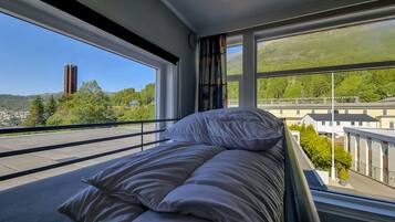 In-room safe, laptop workspace, blackout curtains, free WiFi