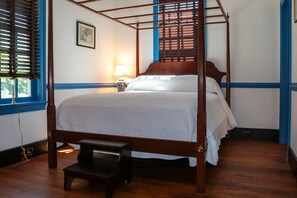 Herbergi - 1 meðalstórt tvíbreitt rúm - einkabaðherbergi (Blue Room) | Að innan