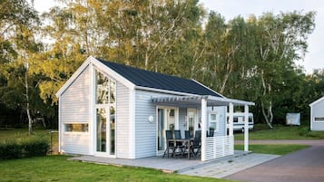 Premier-Ferienhütte (Excluding Towels, Sheets and Cleaning) | Terrasse/Patio