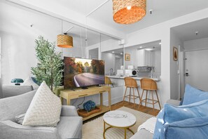 Leilighet – comfort | Sengetøy av topp kvalitet, individuelt dekorert og individuelt innredet