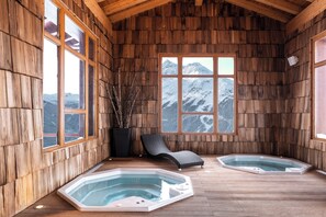 Bain à remous intérieur