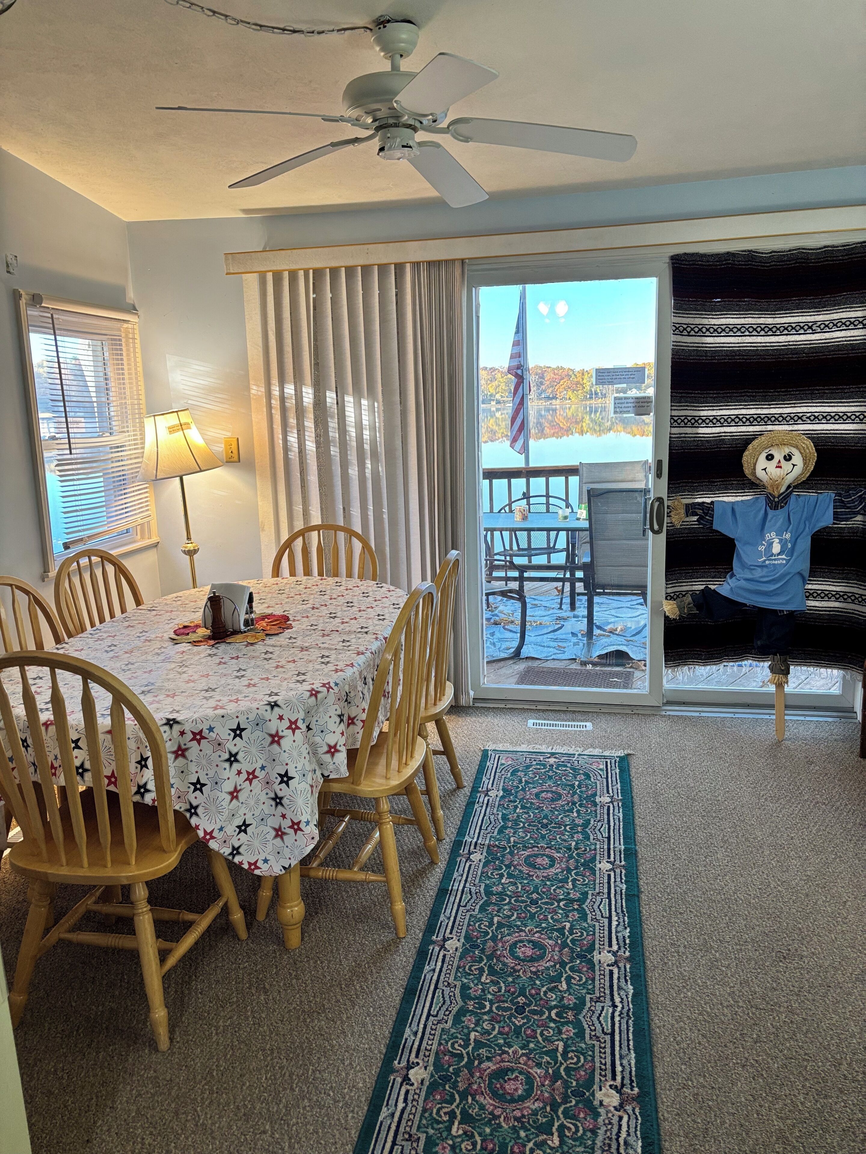 3 bedrooms, down comforters, individually decorated