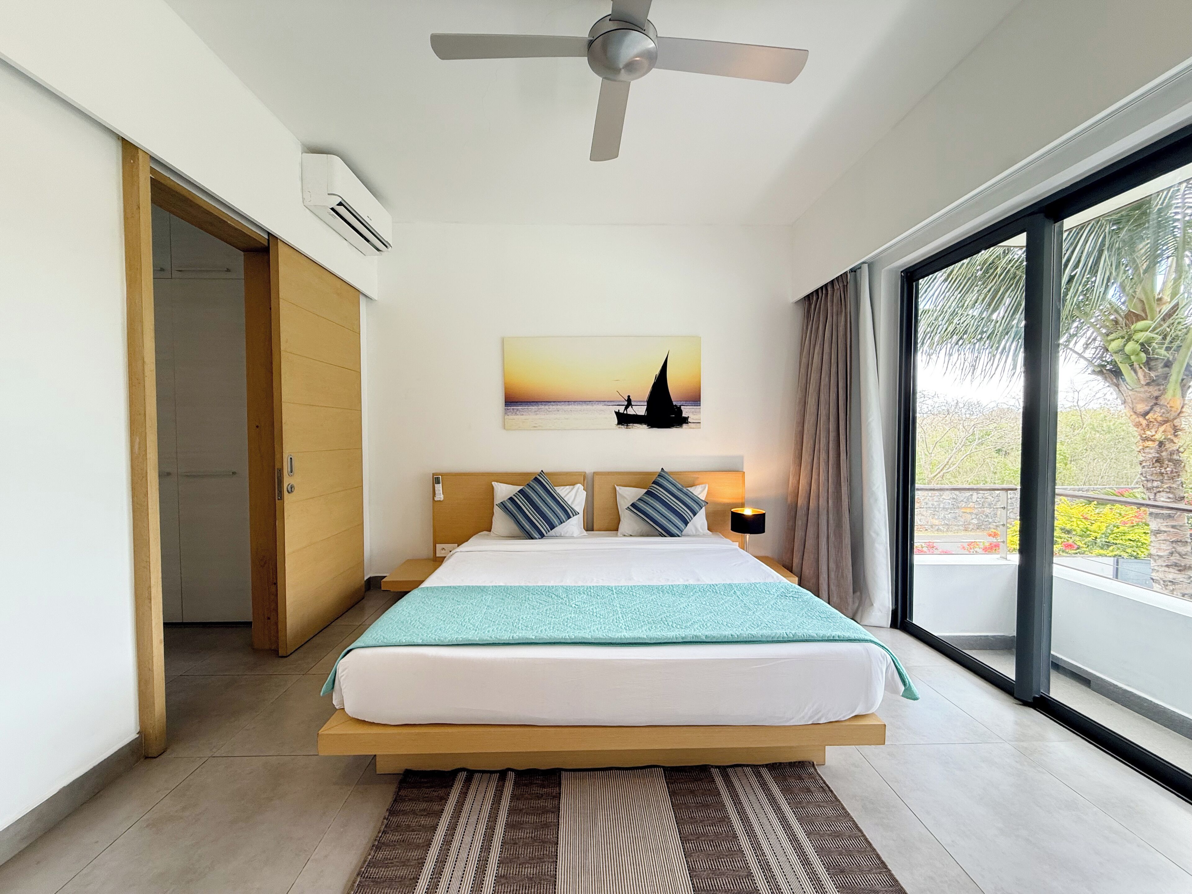 Apartment, 2 Bedrooms, Garden View | In-room safe, individually furnished, laptop workspace, blackout drapes