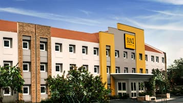 Majoituspaikan julkisivu