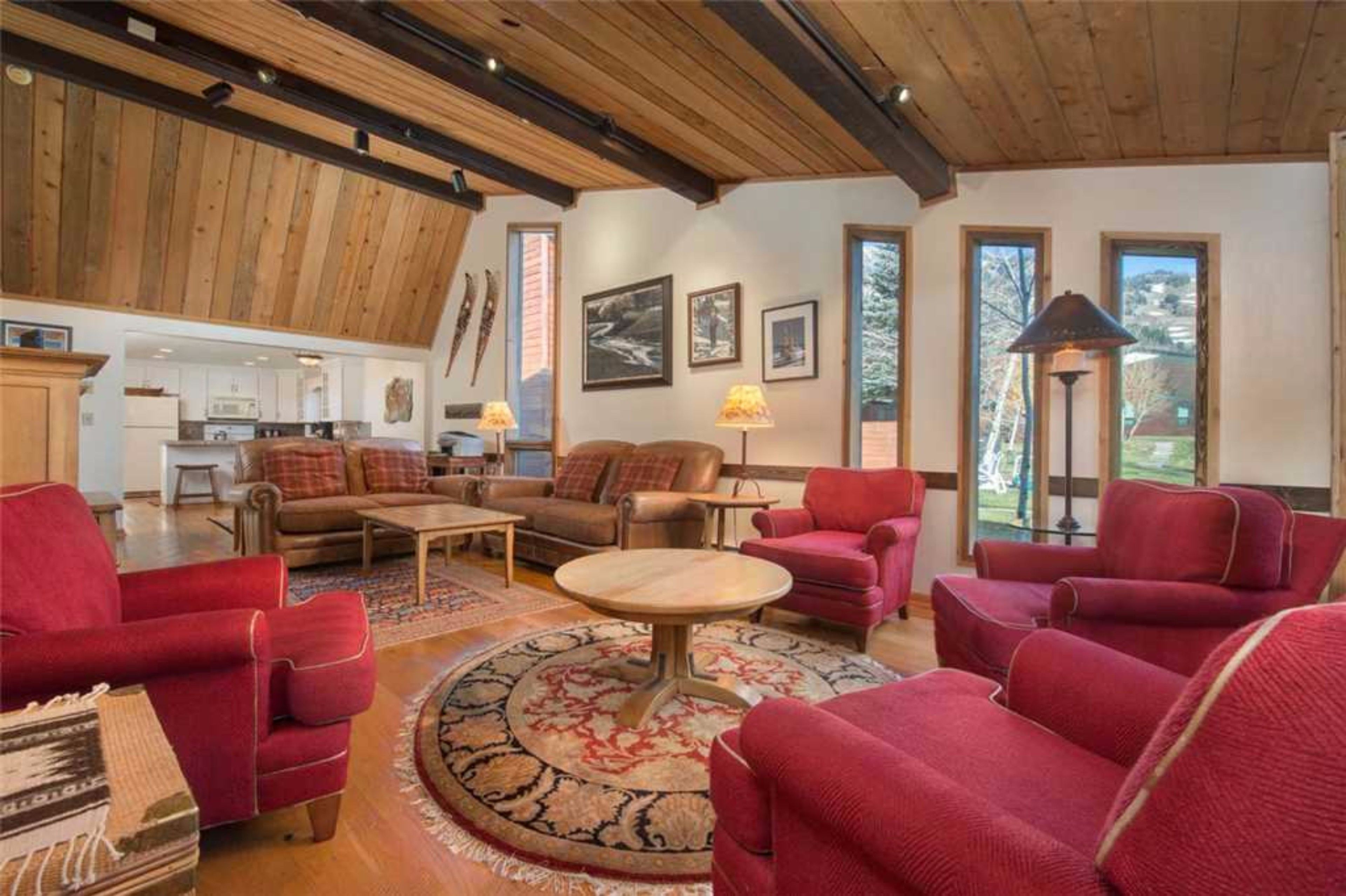 Superior Condo, 3 Bedrooms | Living area | TV, fireplace