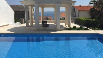 Una piscina riscaldata