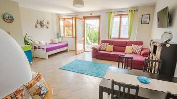 Smart-tv en een open haard