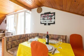 Dining - Attic Apartment With Breathtaking Old City View (Dubrovnik)