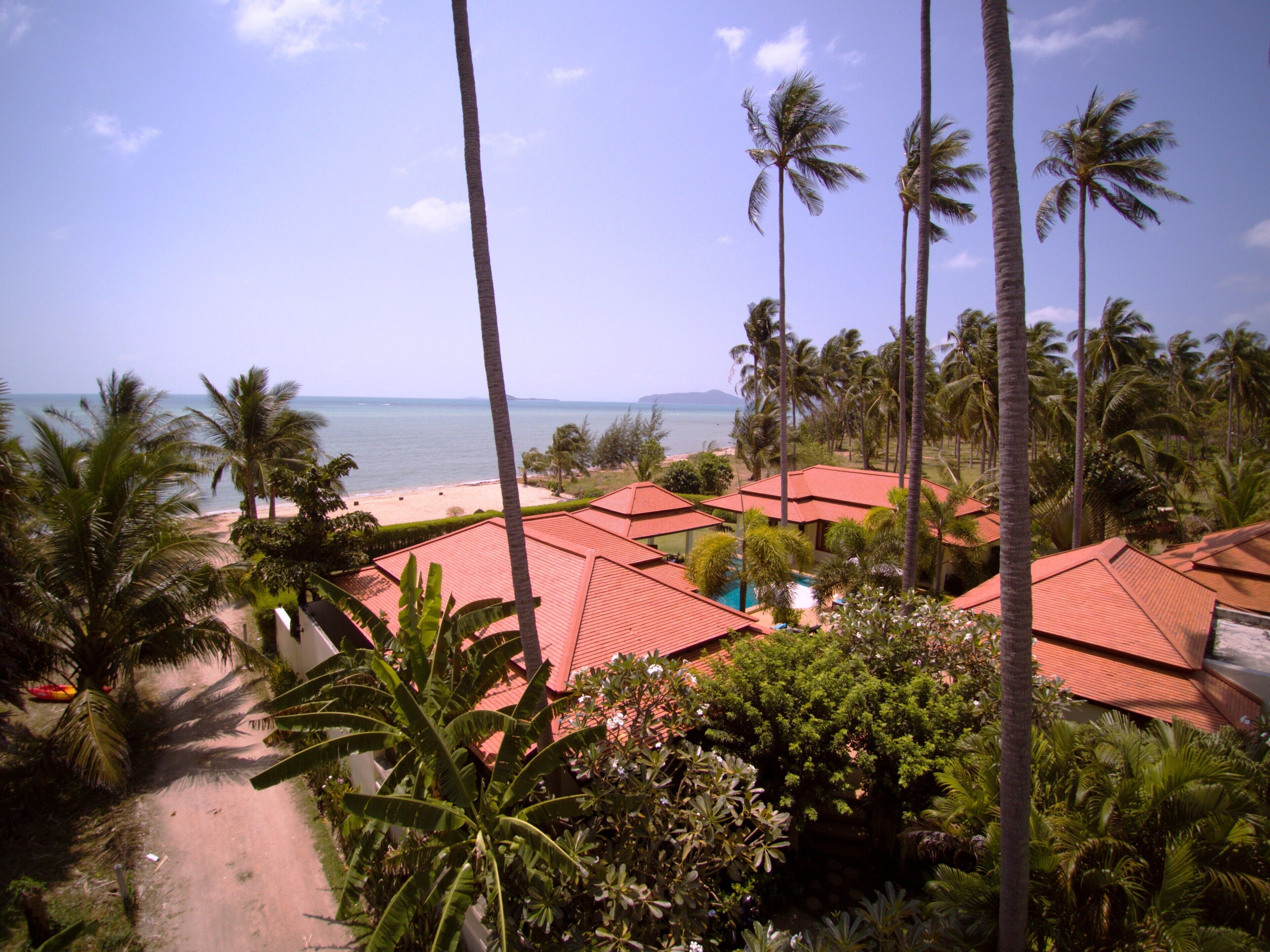 Am Strand, Liegestühle, Strandtücher