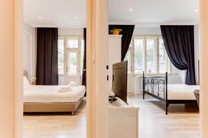 2 bedrooms, iron/ironing board, free WiFi, bed sheets