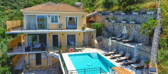 Villa Spiros with private heated pool Imerolia Kassiopi