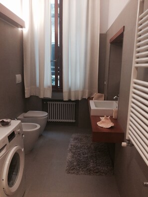 Shower, hair dryer, towels, soap - Grand Canal apartment with terrace view (Venezia)