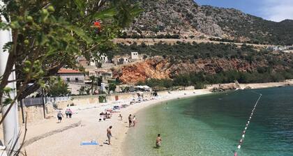 Villa individuelle de luxe avec piscine privée à débordement, vue panoramique sur la mer, Wifi, climatisation.