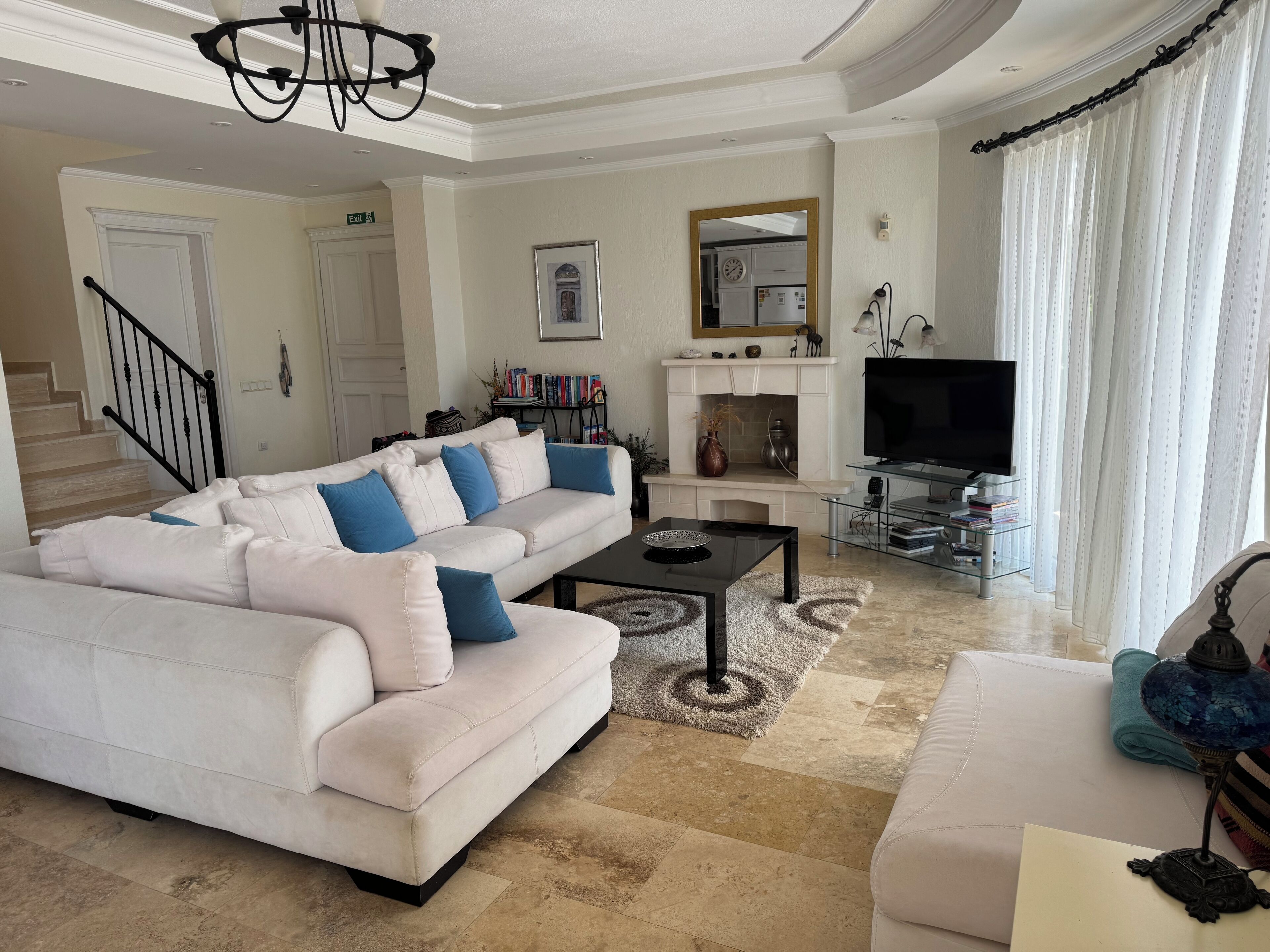 Villa Individuelle De Luxe Avec Piscine Privée à Débordement, Vue Panoramique Sur La Mer, Wifi, Climatisation. - Kalkan