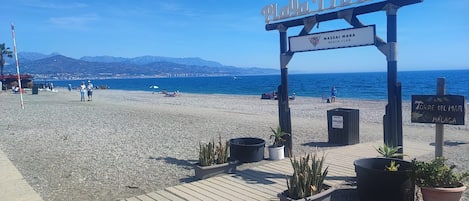 Beach nearby, beach towels
