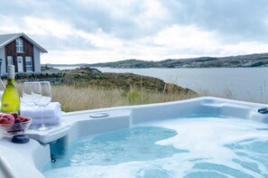 Utendørs boblebad
