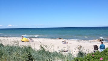 On the beach