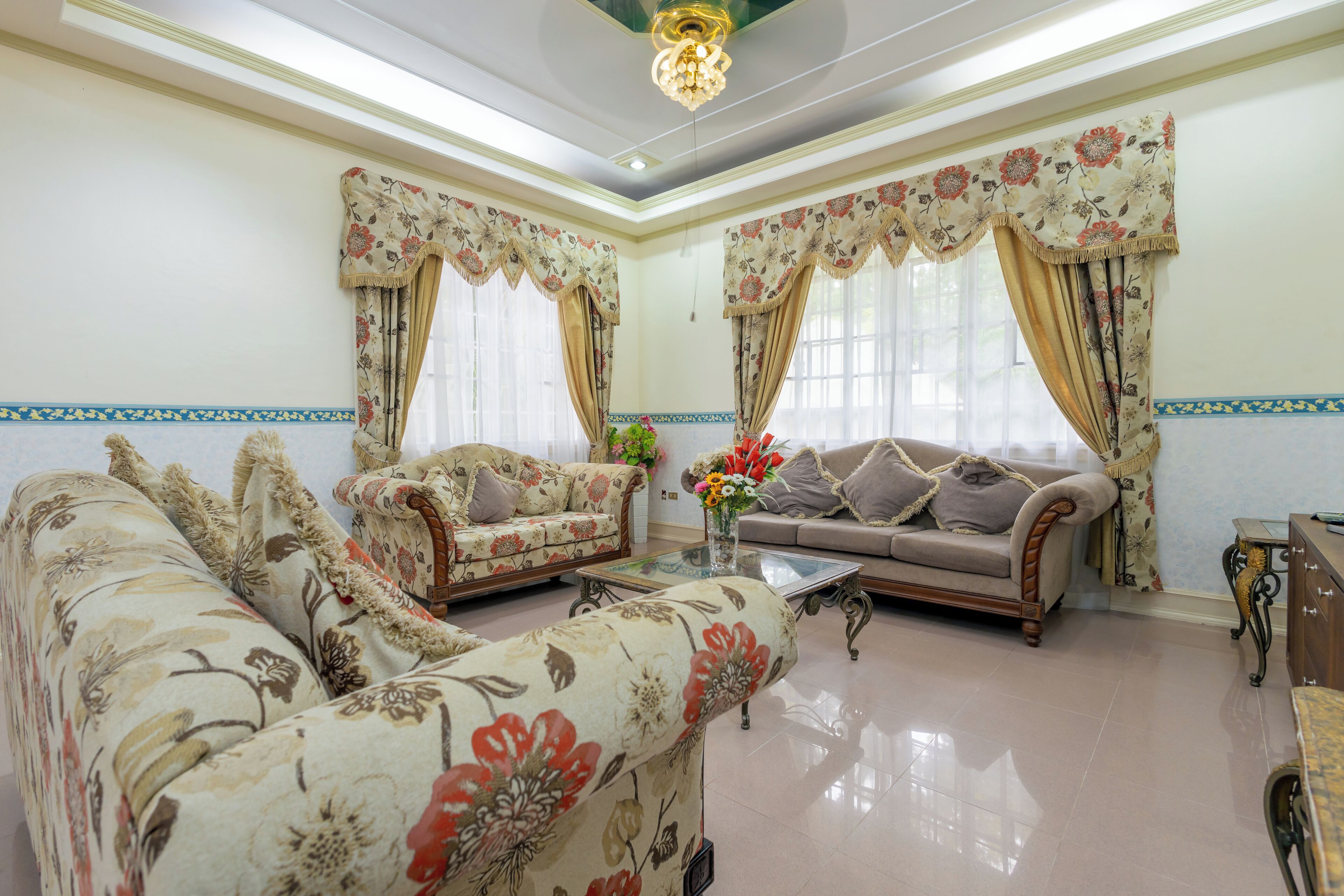 TV, DVD player, music library, video library