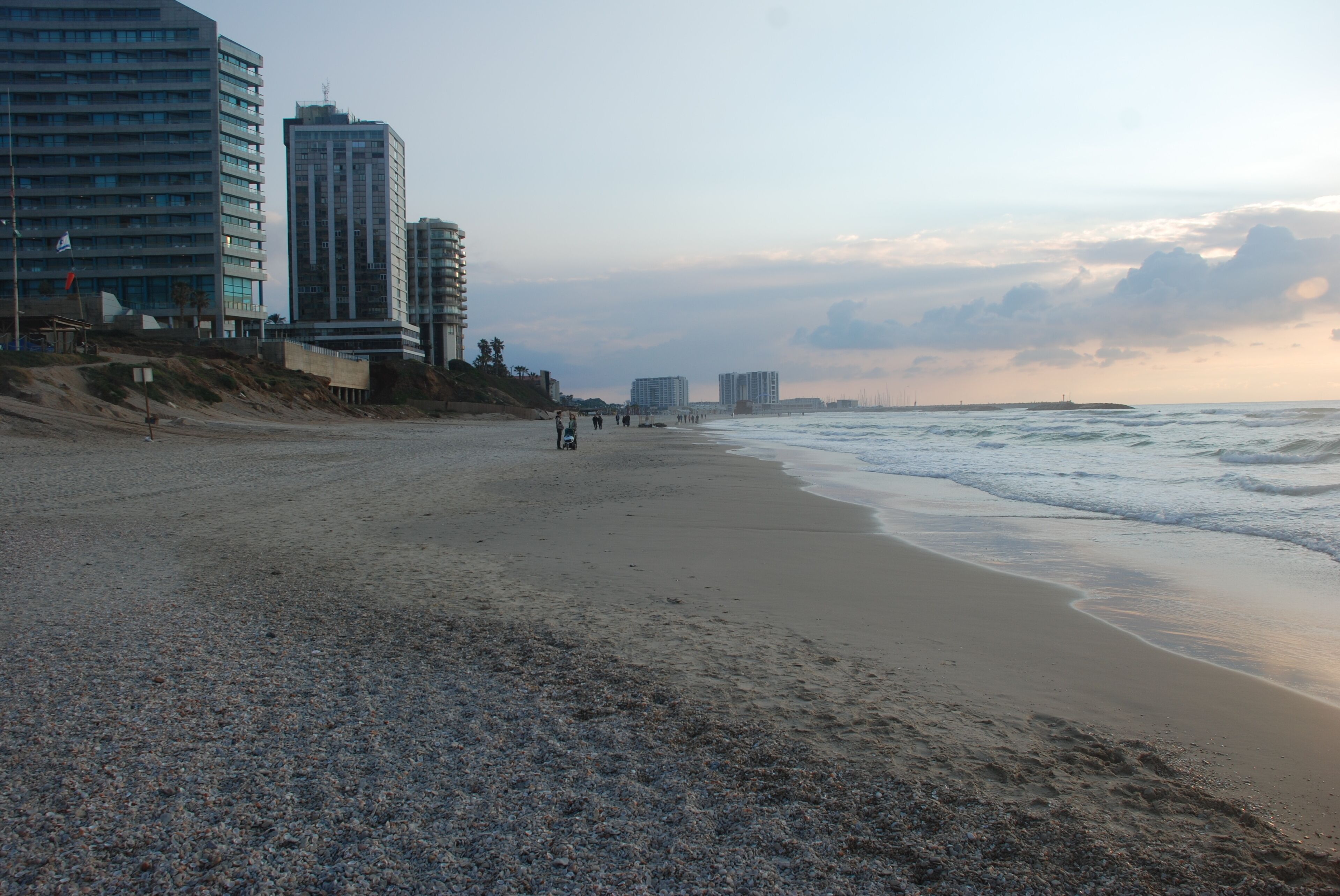 Sun-loungers, beach towels