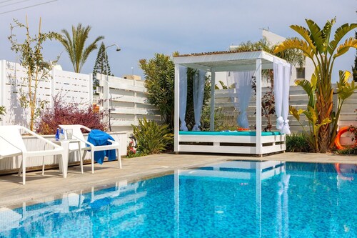 This amazing luxury villa is located in the heart of Protaras just 4 minutes walk to the Main Strip