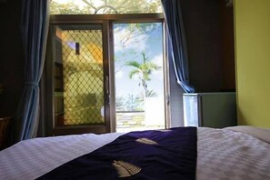 Firemannsrom – standard, strandutsikt | Lydisolert og wi-fi (inkludert)