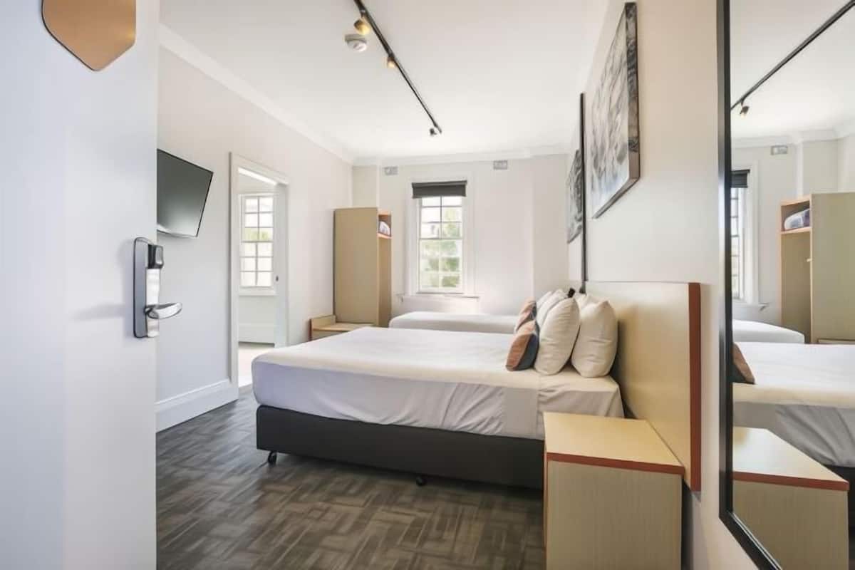 Desk, iron/ironing board, free WiFi, bed sheets