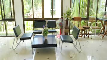 Sala de estar en el lobby