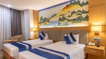 Tomannsrom – luksus | Minibar, skrivebord, lydisolert og wi-fi (inkludert)