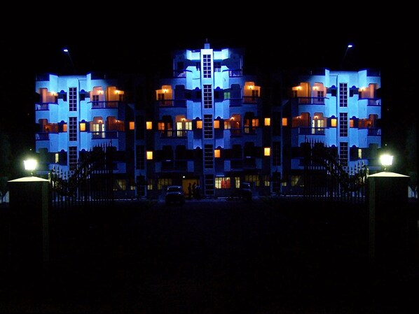 Front of property – evening/night