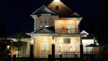 Front of property – evening/night