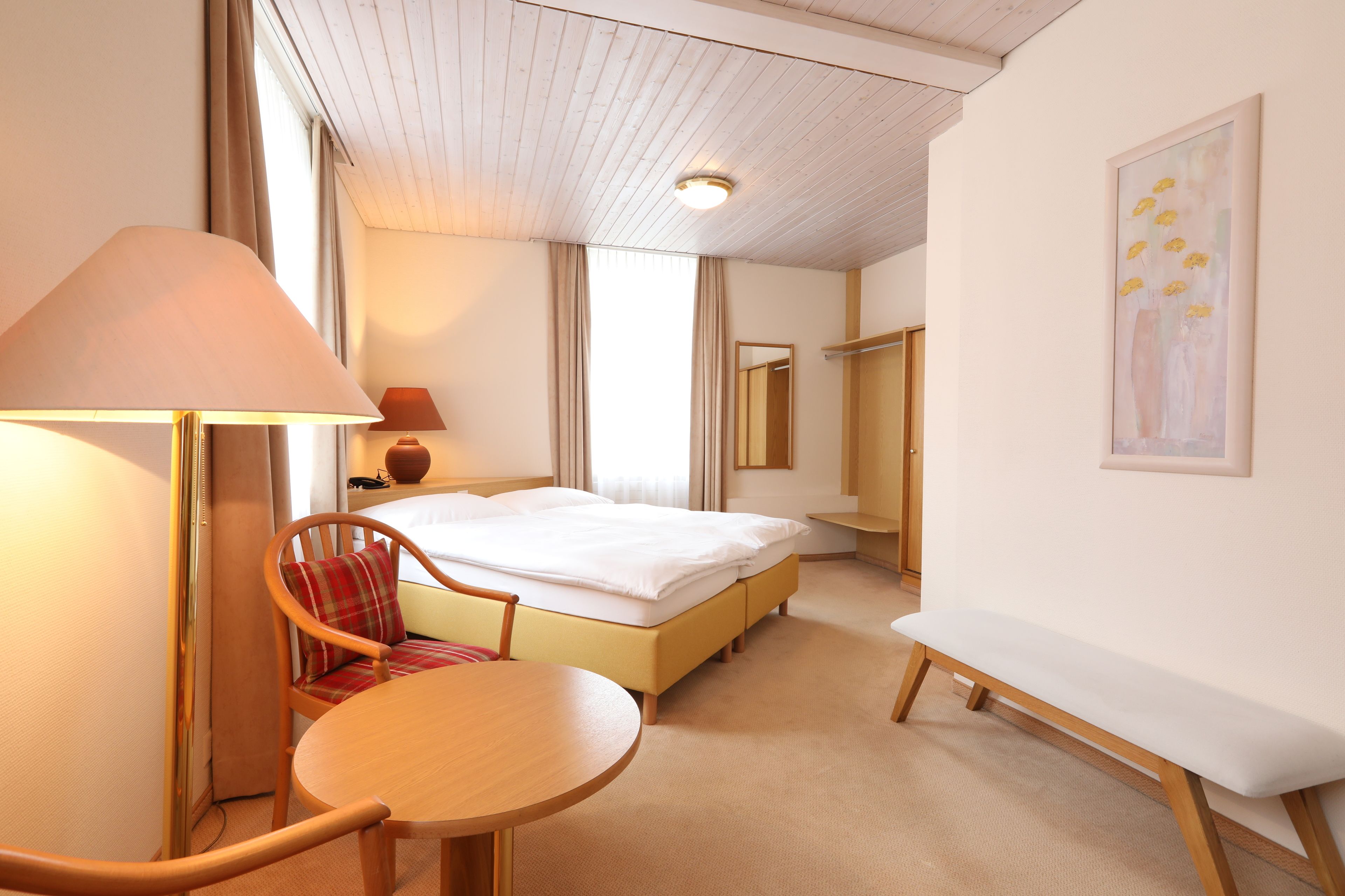 standard double room | in-room safe, desk, soundproofing, rollaway beds