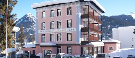 Voorkant van accommodatie