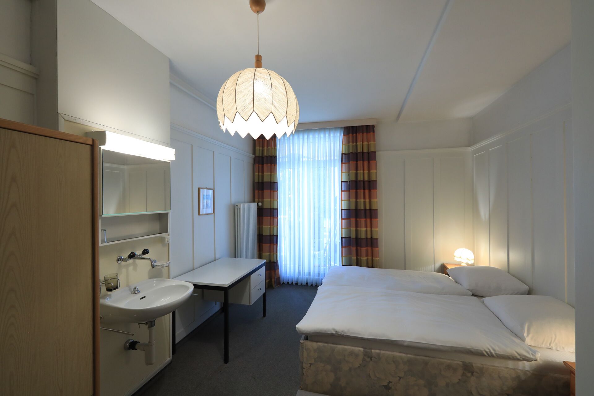 economy double room, shared bathroom | in-room safe, desk, soundproofing, rollaway beds