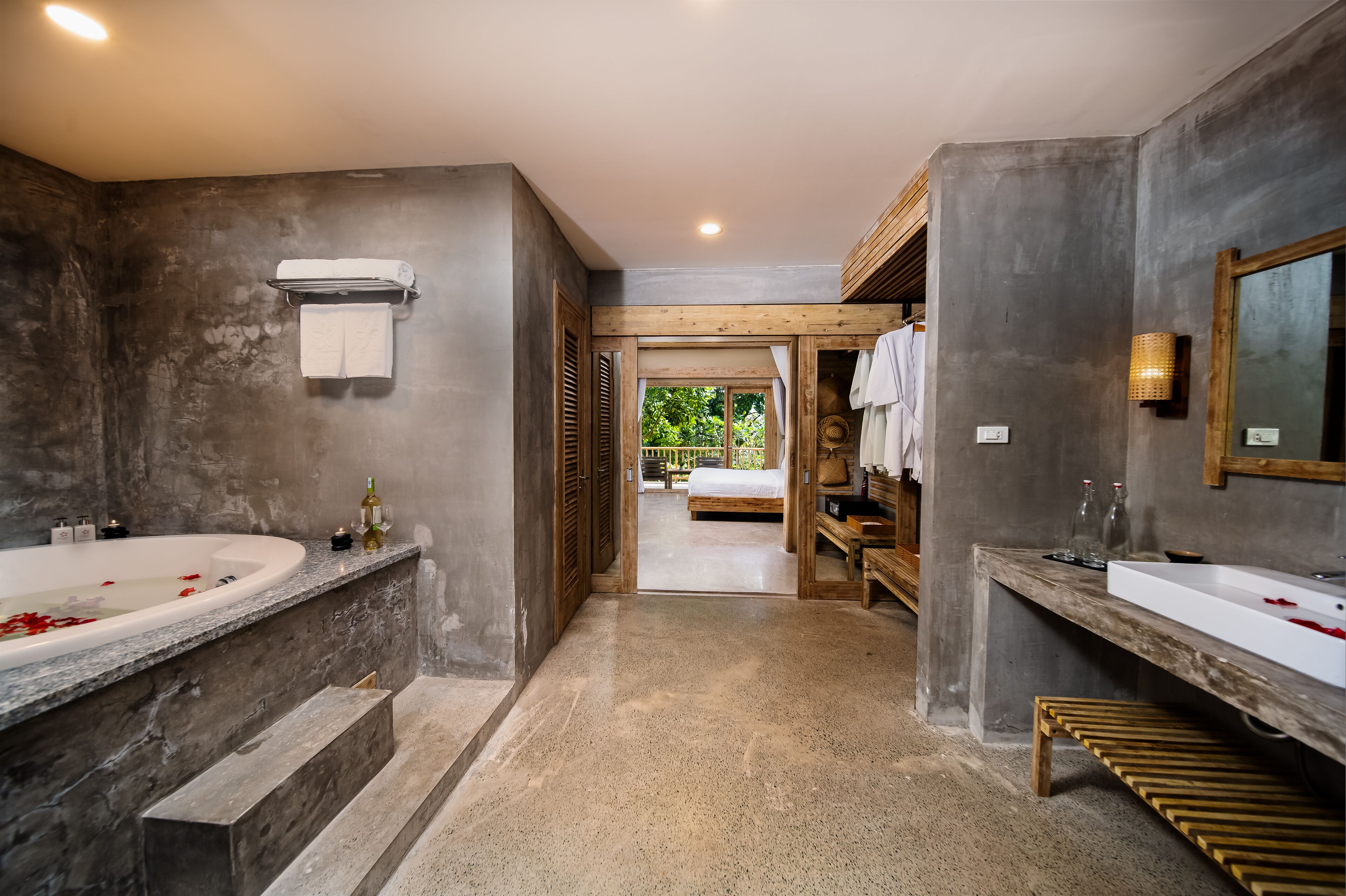 lahana villa, 2 bedrooms | bathroom | free toiletries, hair dryer, slippers, towels