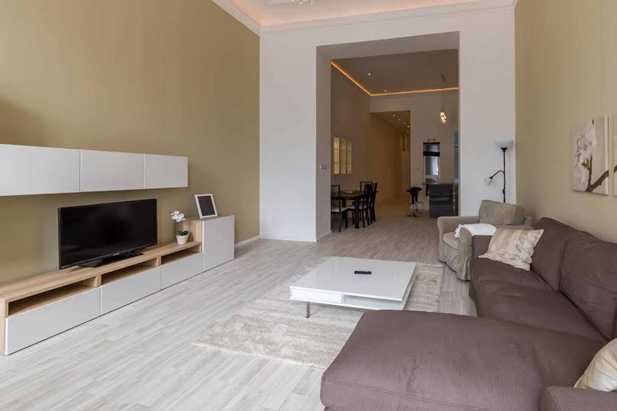 Apartment, 2 Bedrooms | Living room | 32-inch flat-screen TV with digital channels, TV