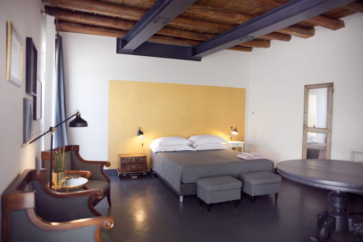 Premium-Suite, 2 Schlafzimmer, Nichtraucher, Terrasse | BettwÀsche aus Àgyptischer Baumwolle, hochwertige Bettwaren