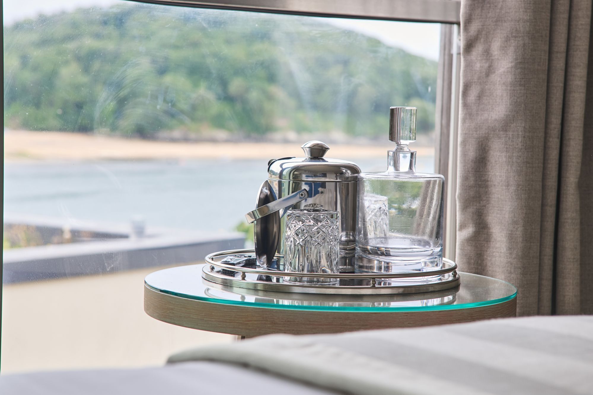 double room, balcony (estuary glimpse, juliette) | free minibar items, in-room safe, desk, laptop workspace
