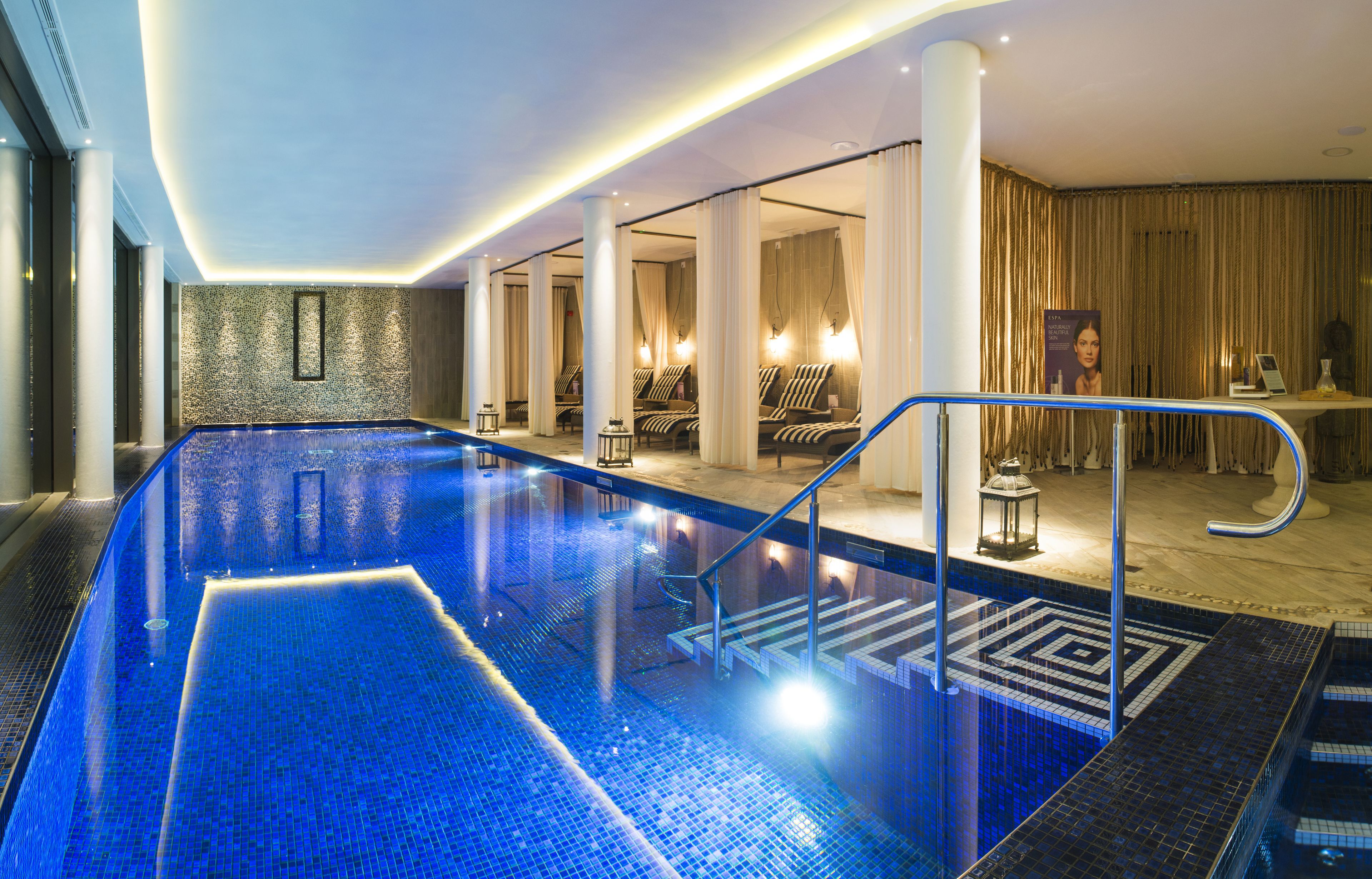 indoor pool, free pool cabanas