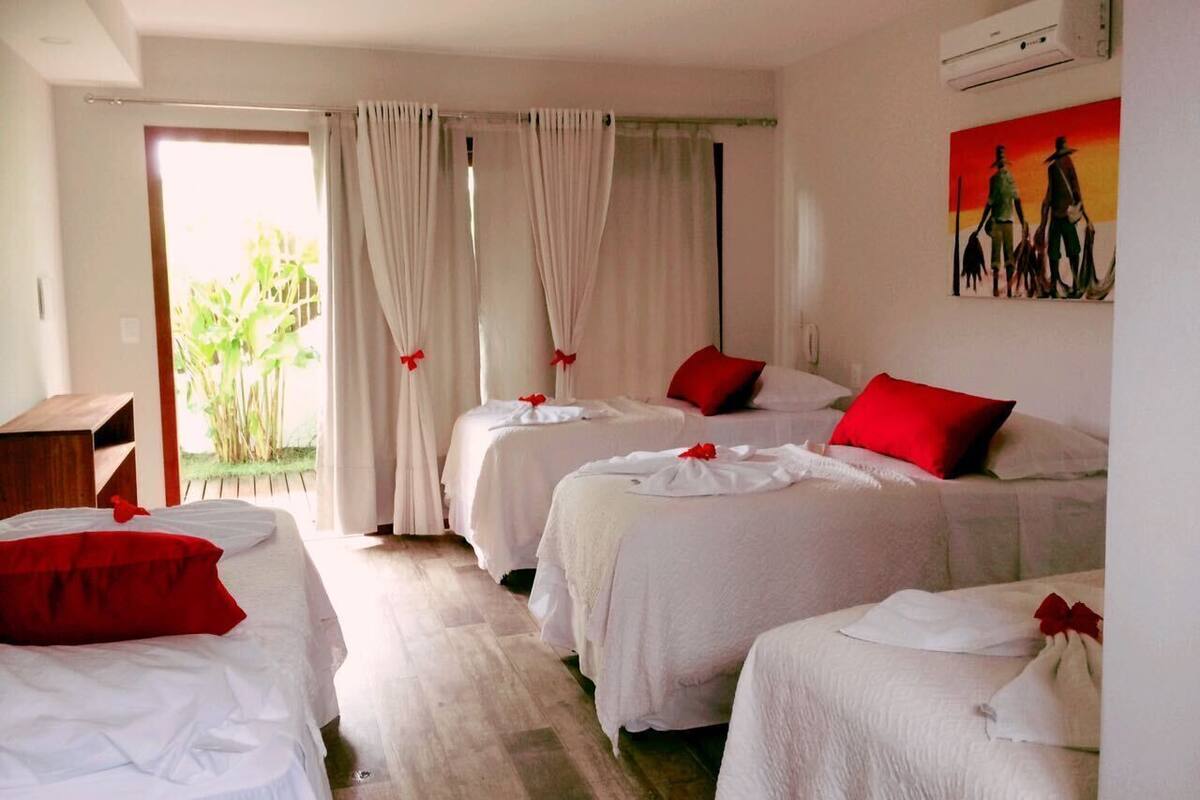 Quadruple Room | Premium bedding, pillow-top beds, minibar, blackout curtains