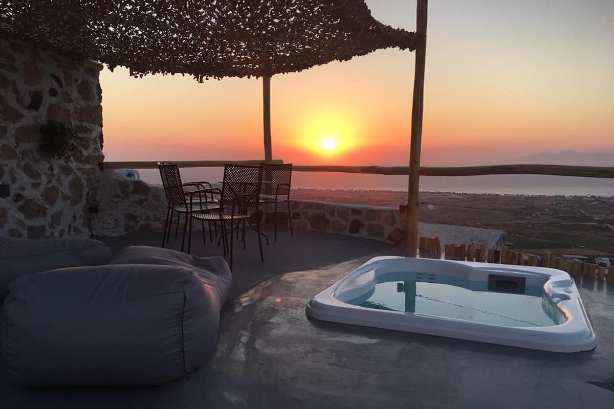 Two Bedroom Sea View Villa with Hot Tub - Adrala | Terraza o patio