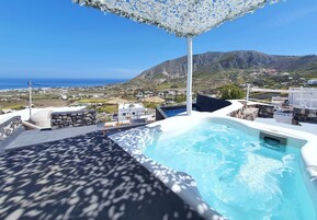One-Bedroom Sea View Villa with Hot Tub - Lithos | Terrazza/patio
