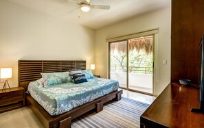 Penthouse, 3 habitaciones, cocina, vista a la alberca | 3 habitaciones, decoración personalizada y muebles diferentes 