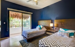 Penthouse, 3 Schlafzimmer, Küche, Poolblick | 3 Schlafzimmer, individuell dekoriert, individuell eingerichtet