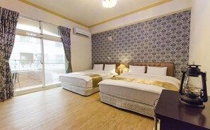 四人房, 陽台 | 書桌、免費無線上網