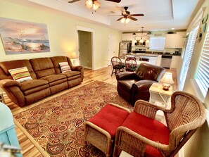 House, 2 Bedrooms | Living area | TV