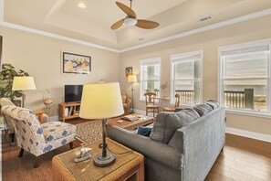 House, 2 Bedrooms | Living area | Smart TV, DVD player - Sea Song 2 Bedroom Home by RedAwning (Port Bolivar)