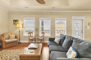 House, 2 Bedrooms | Living area | Smart TV, DVD player - Sea Song 2 Bedroom Home by RedAwning (Port Bolivar)